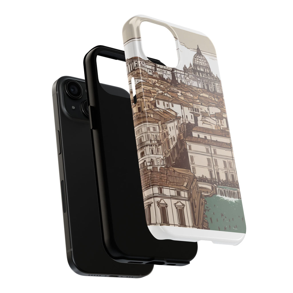 Rome Phone Case – Watercolor Skyline