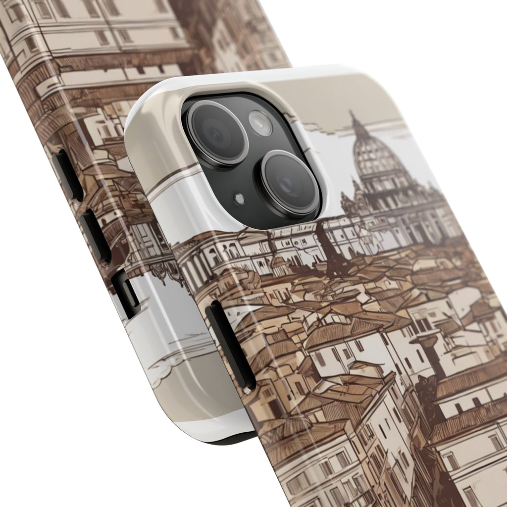 Rome Phone Case – Watercolor Skyline