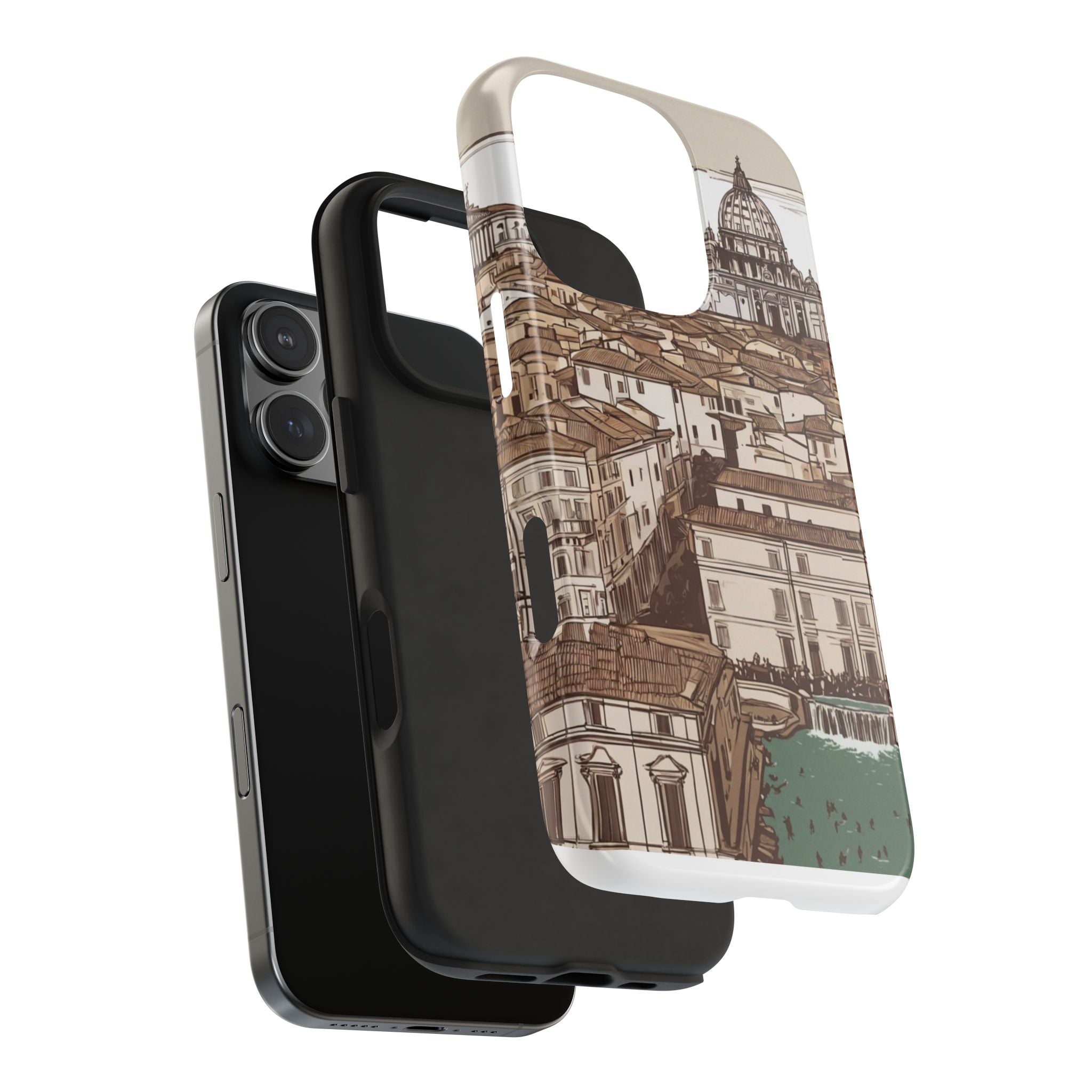 Rome Phone Case – Watercolor Skyline