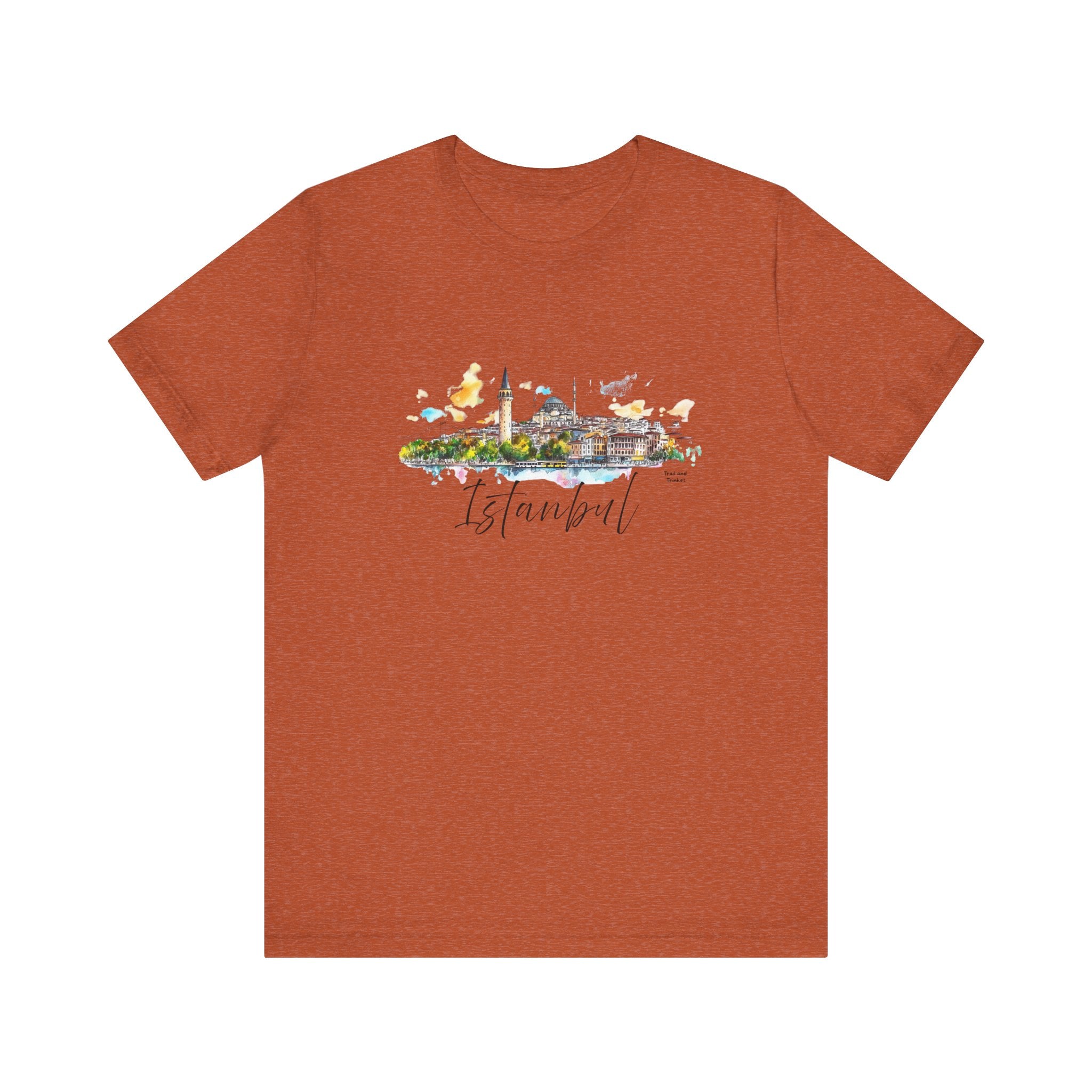 Istanbul T-Shirt – Watercolor Skyline
