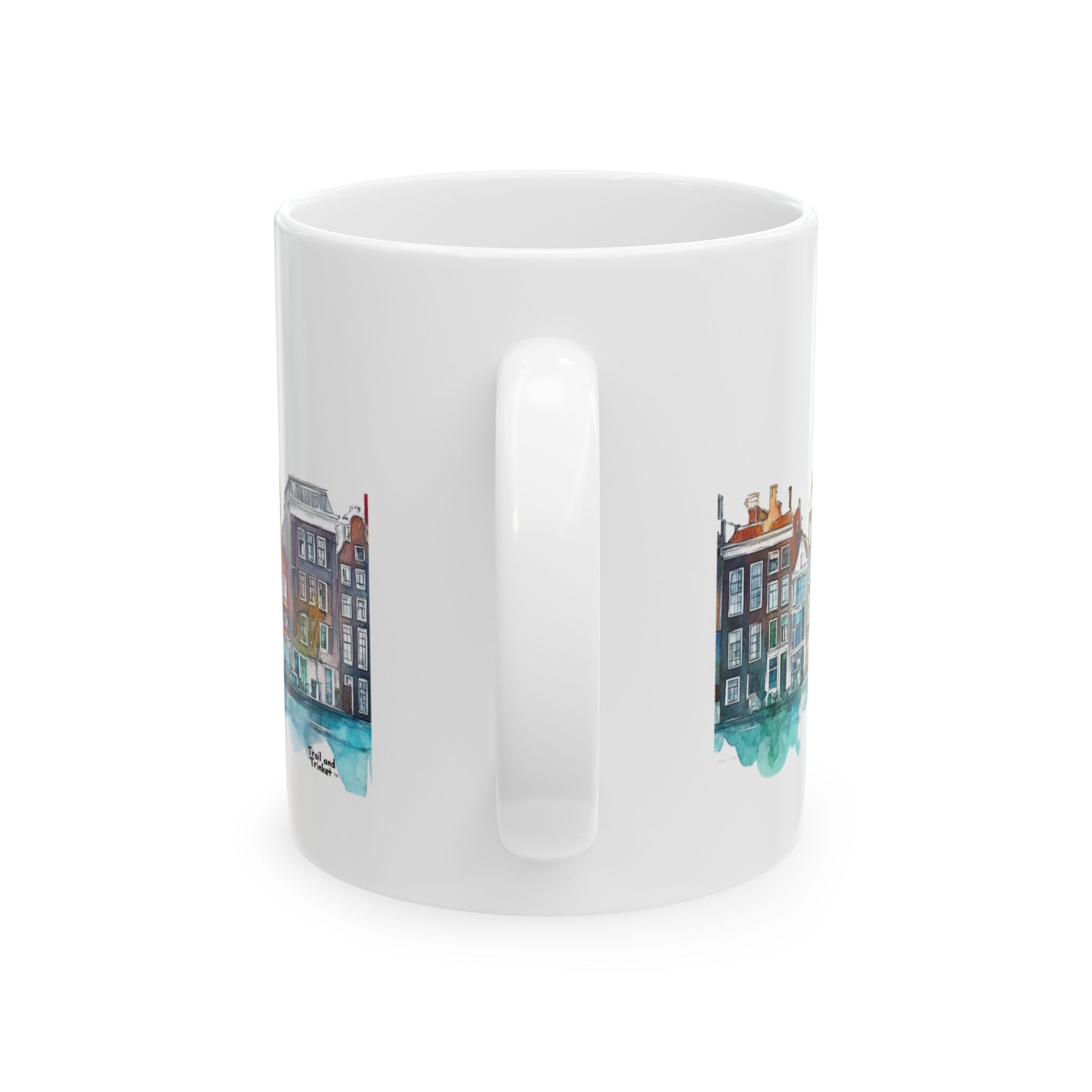 Amsterdam Mug – Watercolor Skyline
