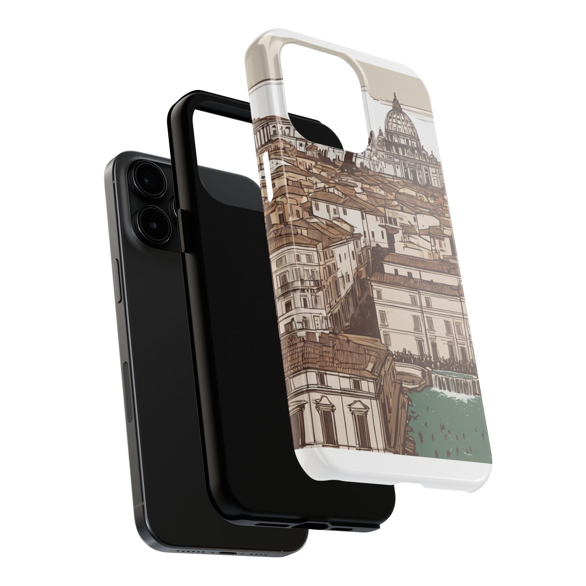 Rome Phone Case – Watercolor Skyline