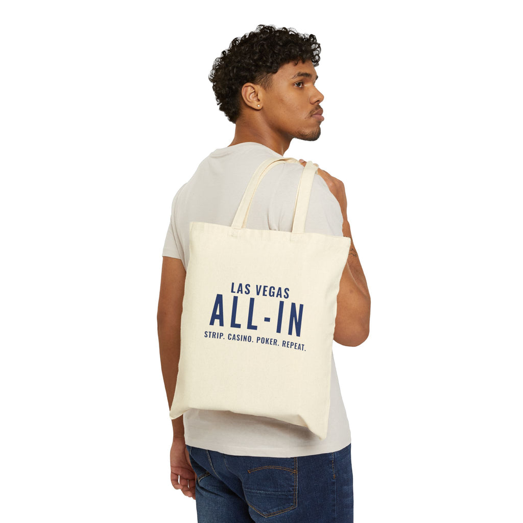 Las Vegas "ALL-IN" Cotton Canvas Tote | Rhythm & Route Collection