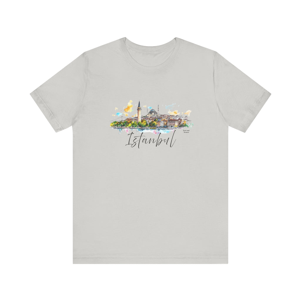 Istanbul T-Shirt – Watercolor Skyline