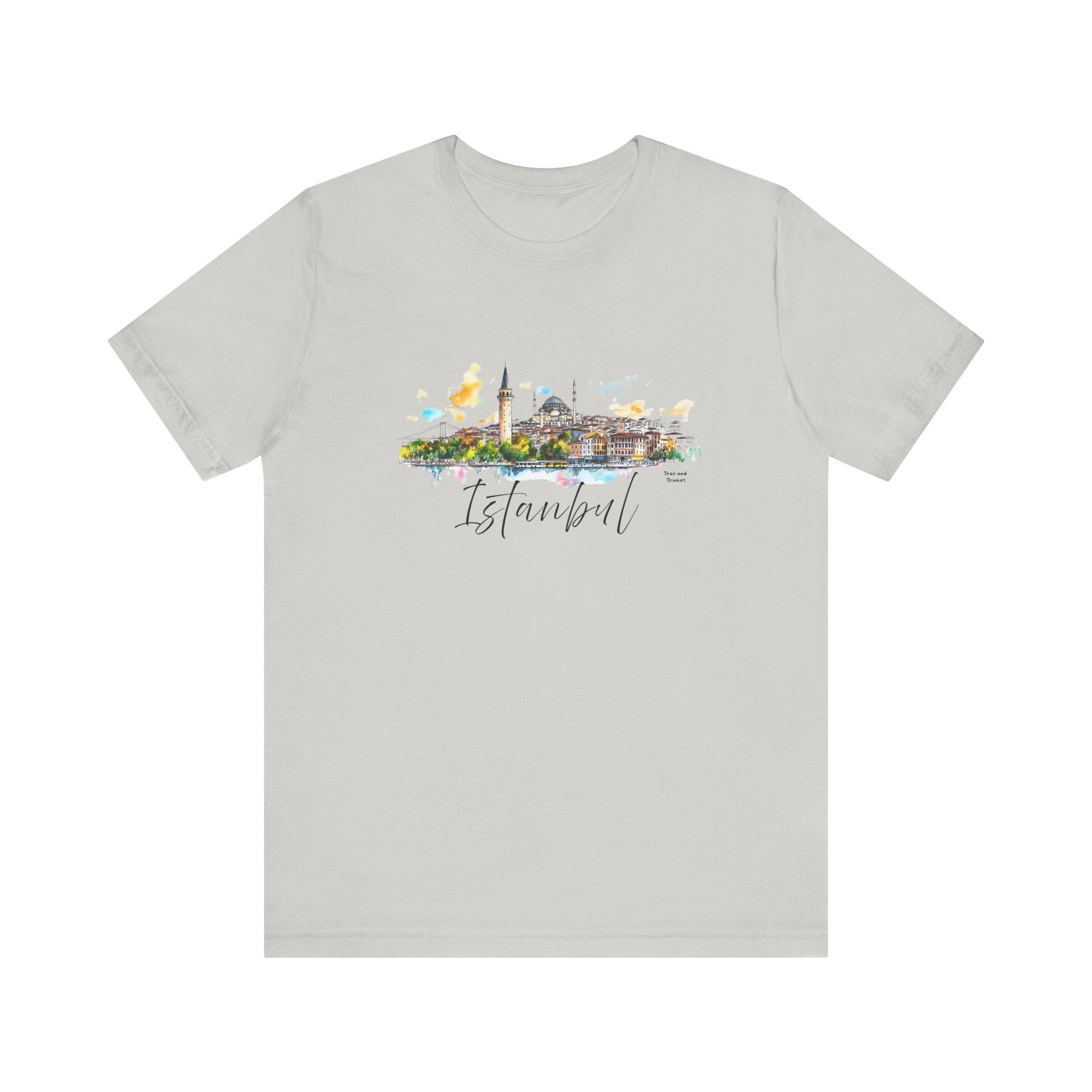 Istanbul T-Shirt – Watercolor Skyline