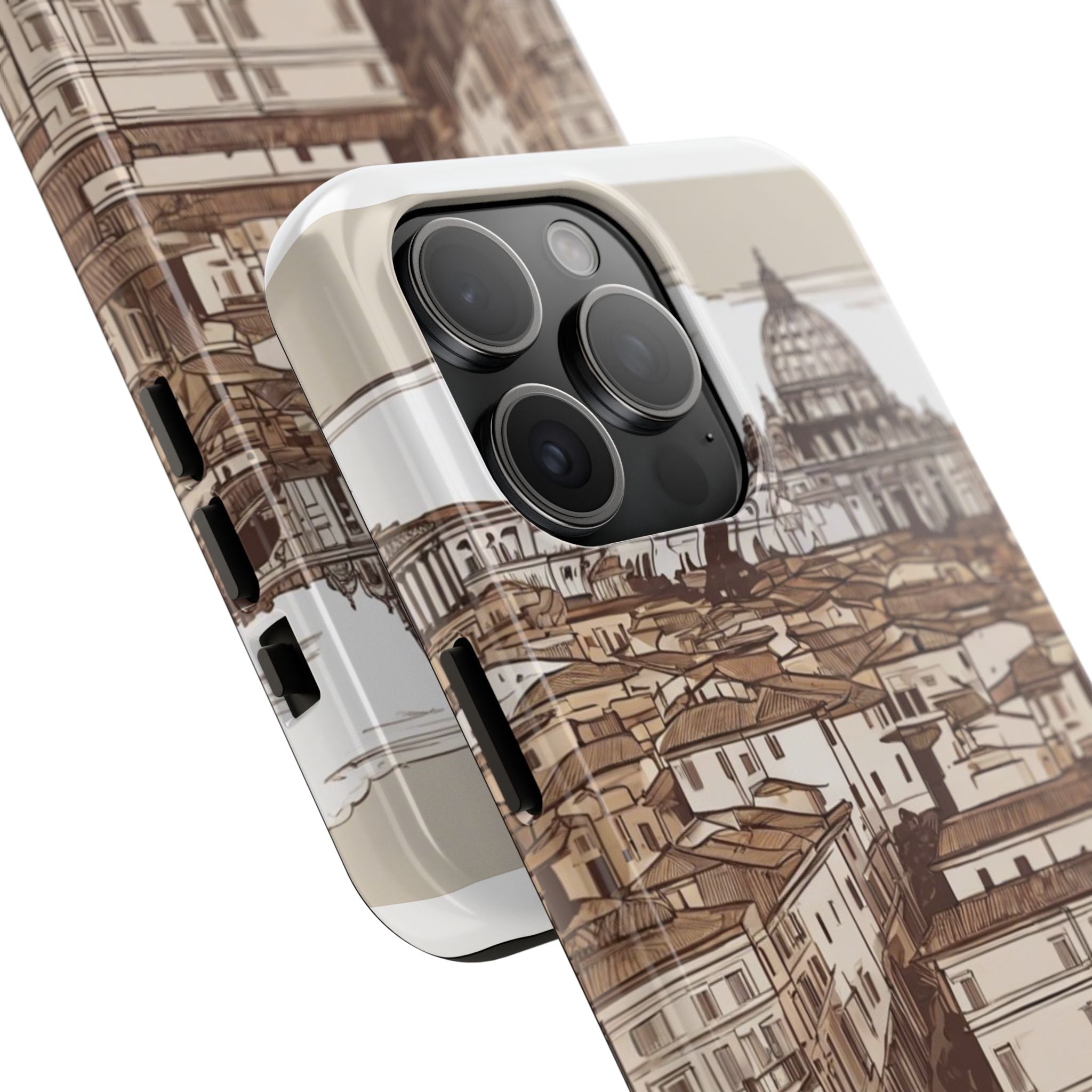 Rome Phone Case – Watercolor Skyline