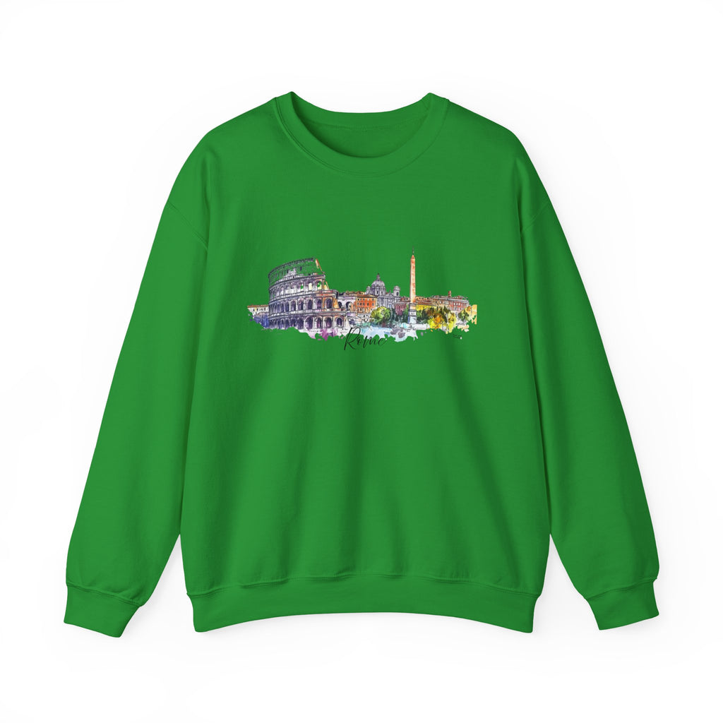 Rome Sweatshirt – Watercolor Skyline