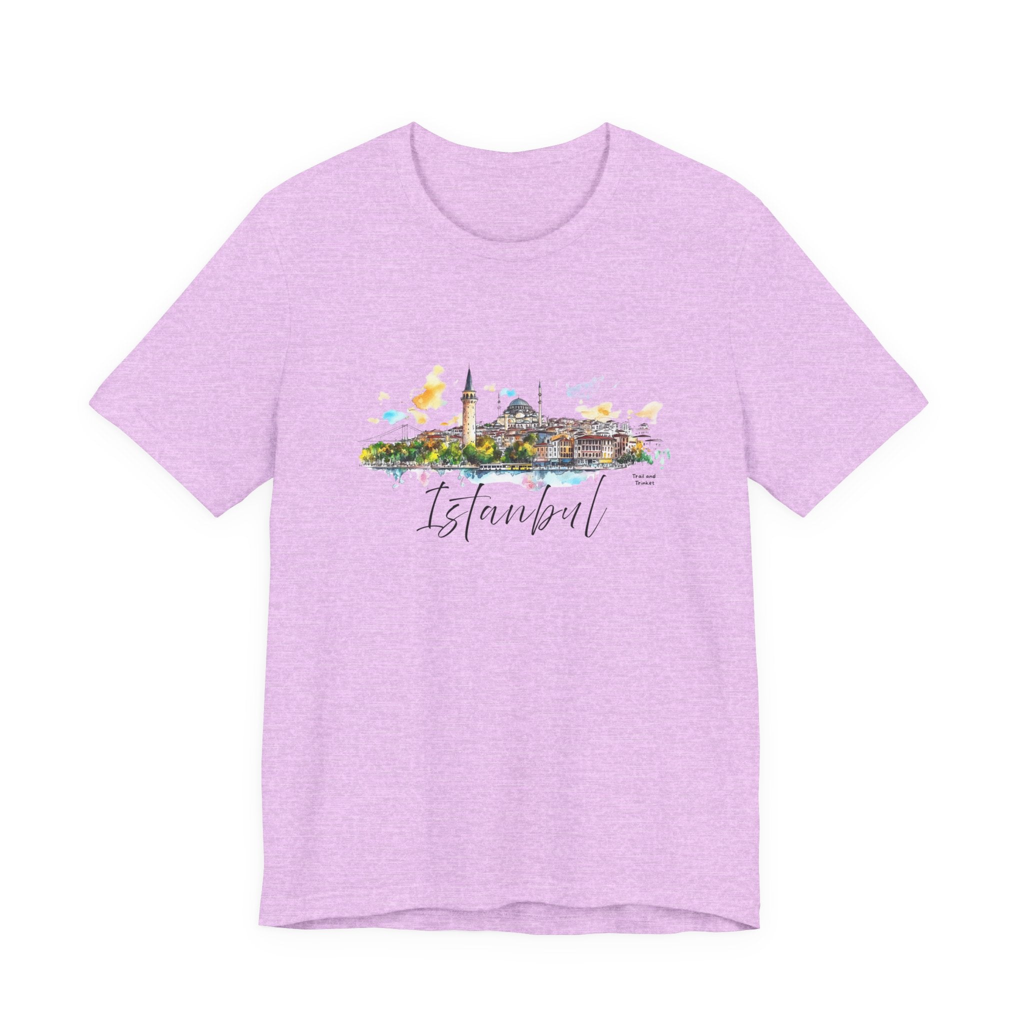 Istanbul T-Shirt – Watercolor Skyline