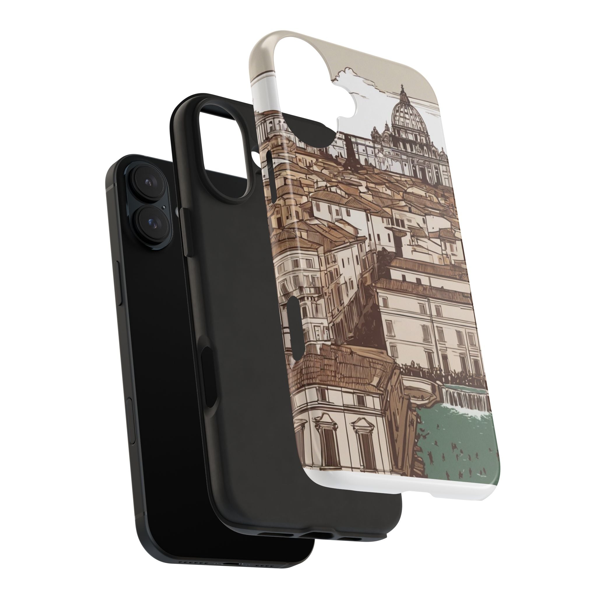 Rome Phone Case – Watercolor Skyline