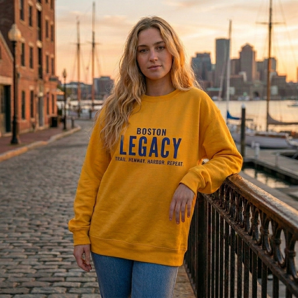 Boston Legacy Crewneck Sweatshirt | Rhythm and Route Collection