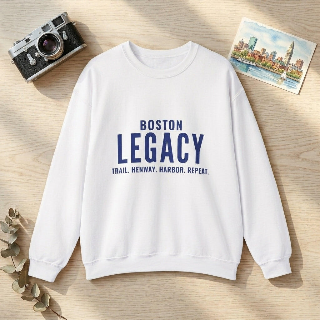 Boston Legacy Crewneck Sweatshirt | Rhythm and Route Collection