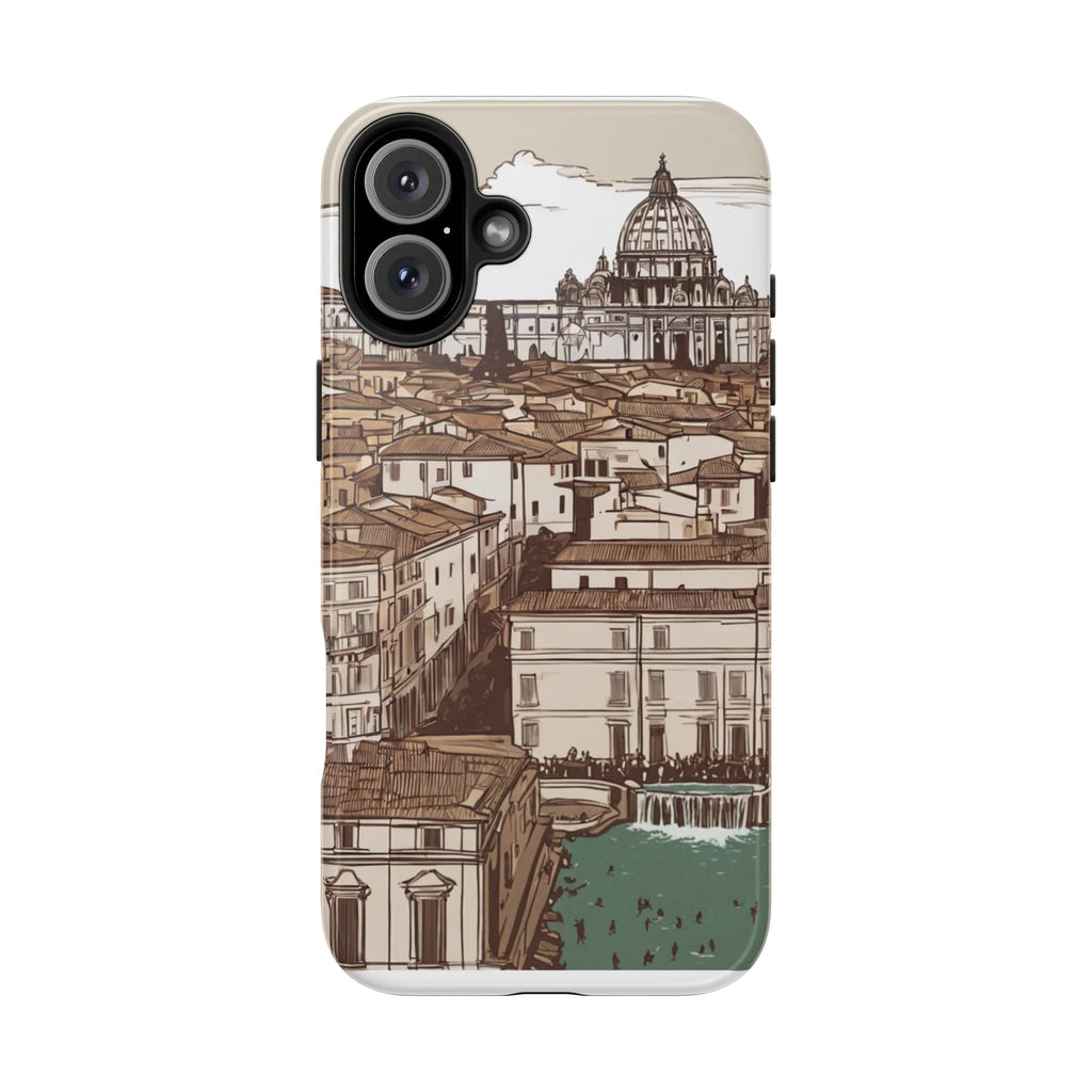 Rome Phone Case – Watercolor Skyline