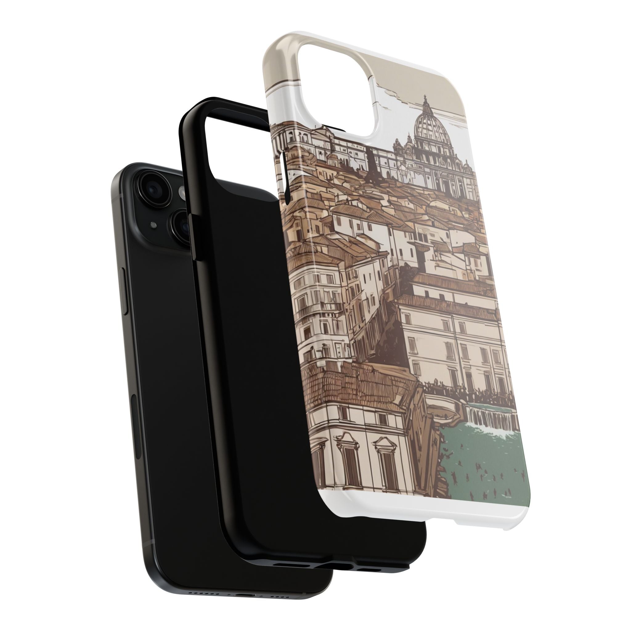 Rome Phone Case – Watercolor Skyline