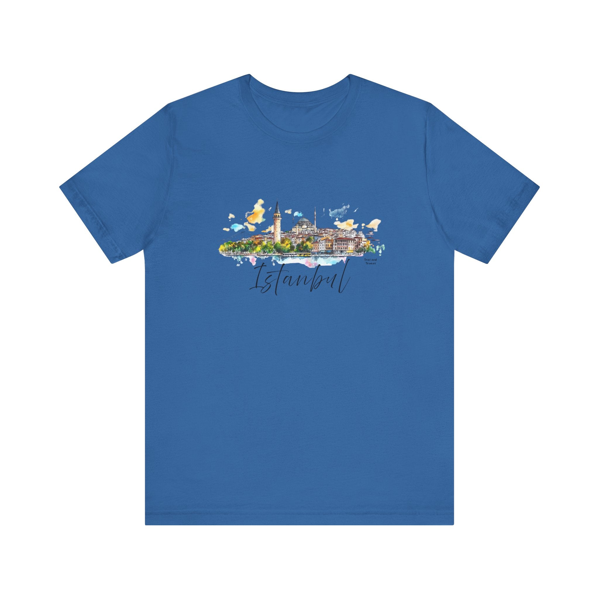 Istanbul T-Shirt – Watercolor Skyline
