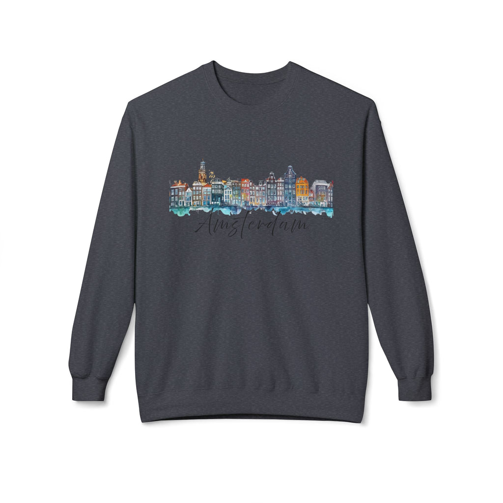 Amsterdam Sweatshirt – Watercolor Skyline