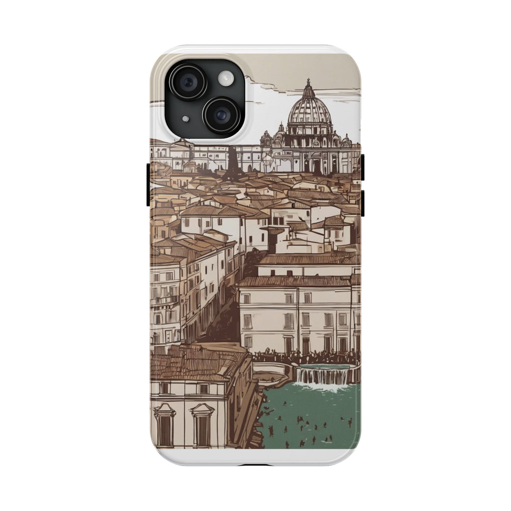 Rome Phone Case – Watercolor Skyline
