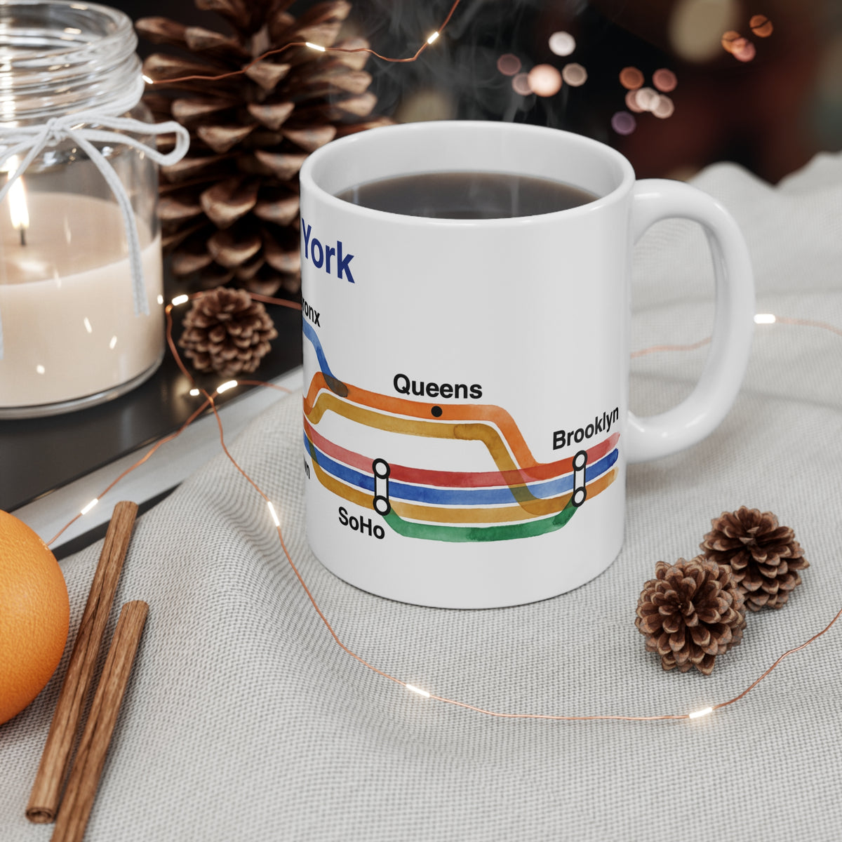 New York Mug – Neighborhood Line