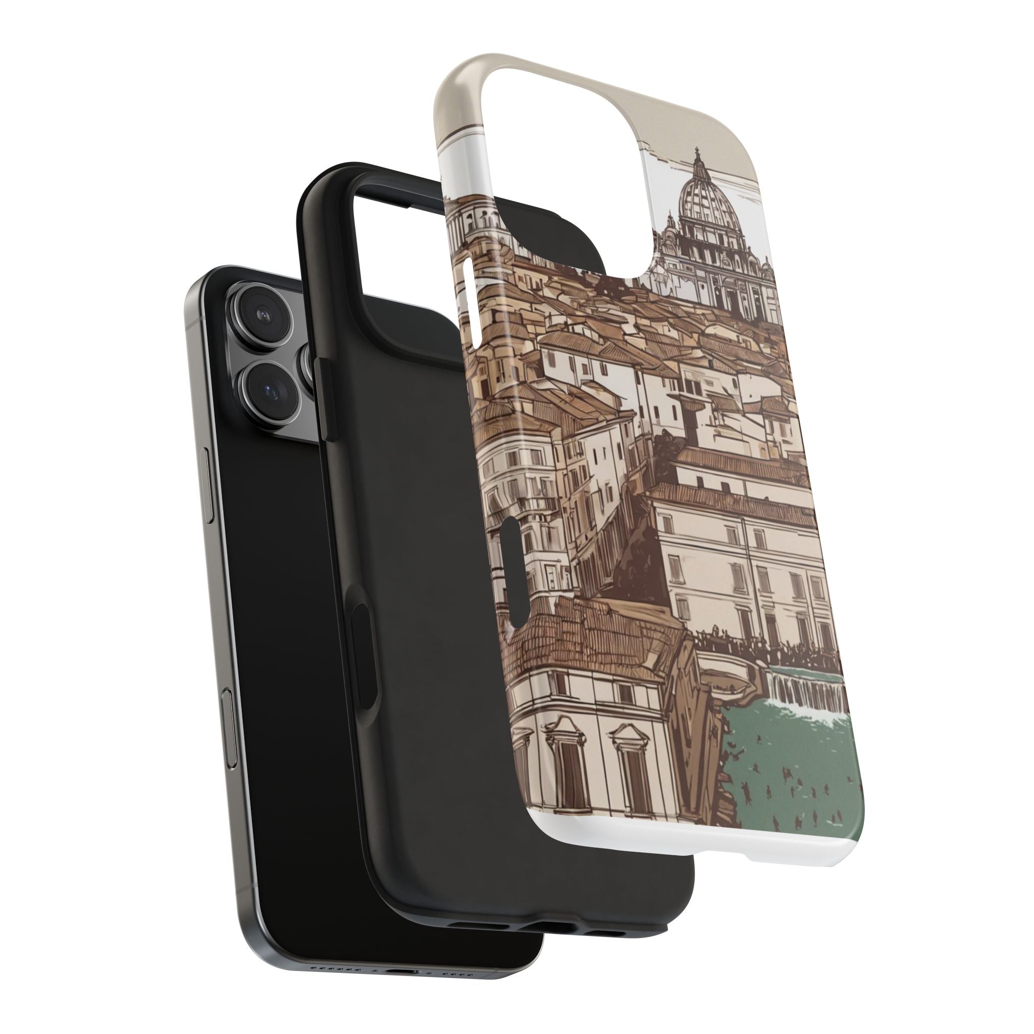 Rome Phone Case – Watercolor Skyline