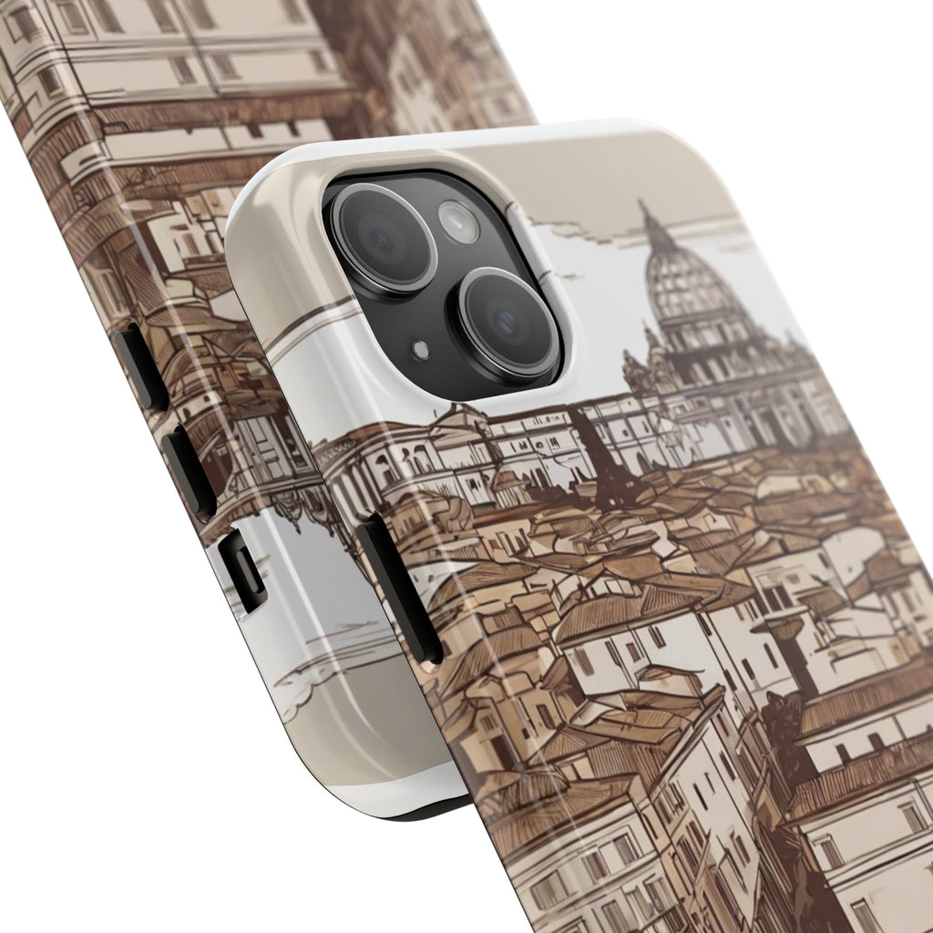 Rome Phone Case – Watercolor Skyline