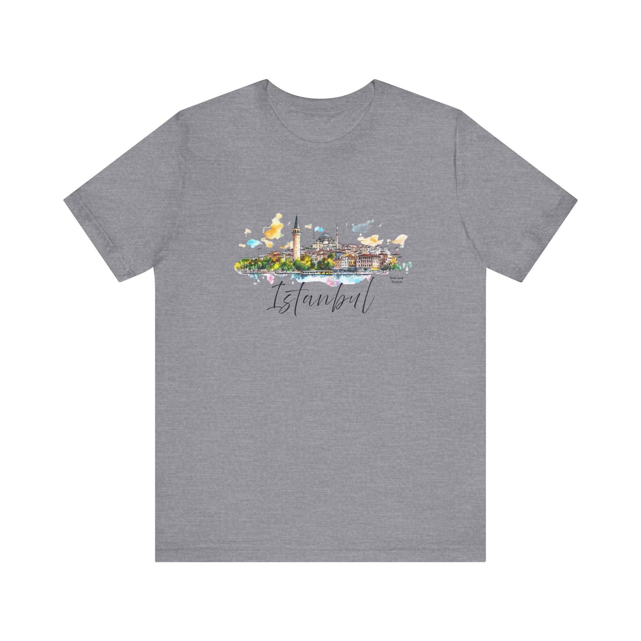 Istanbul T-Shirt – Watercolor Skyline