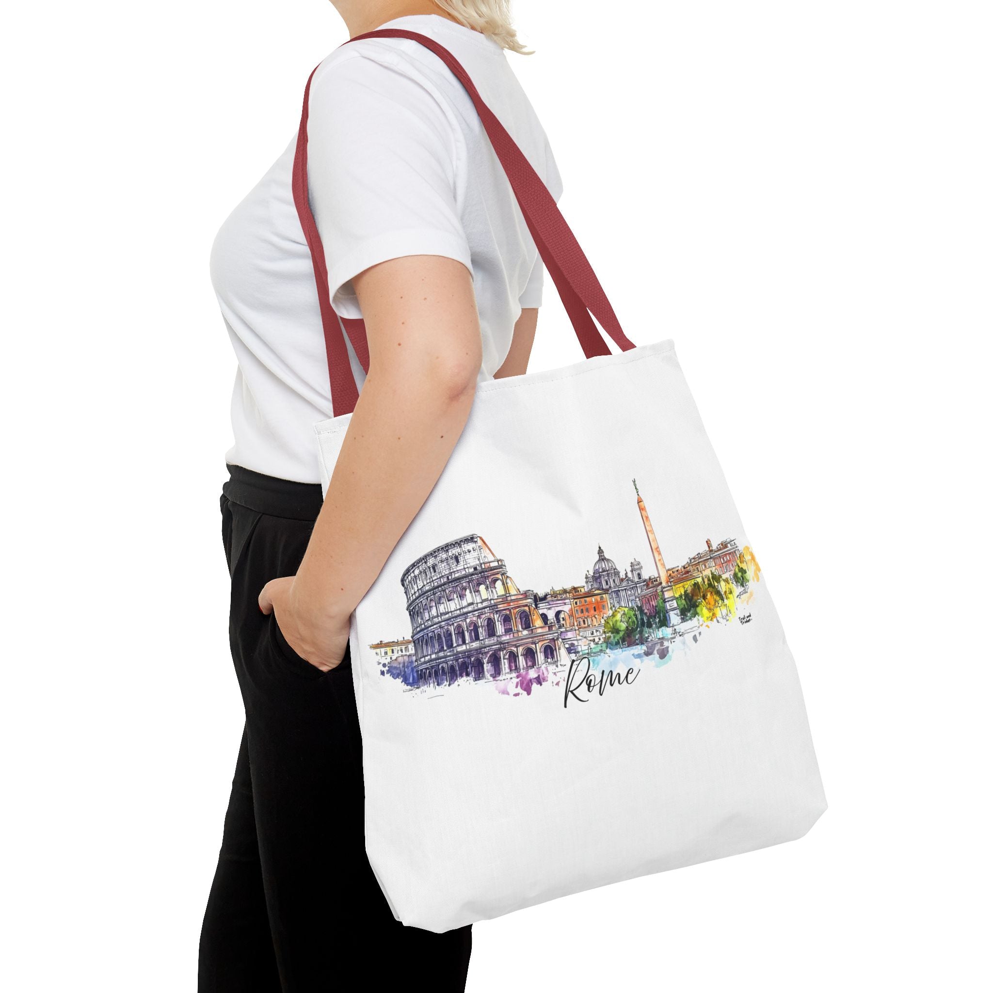 Rome Skyline Tote Bag