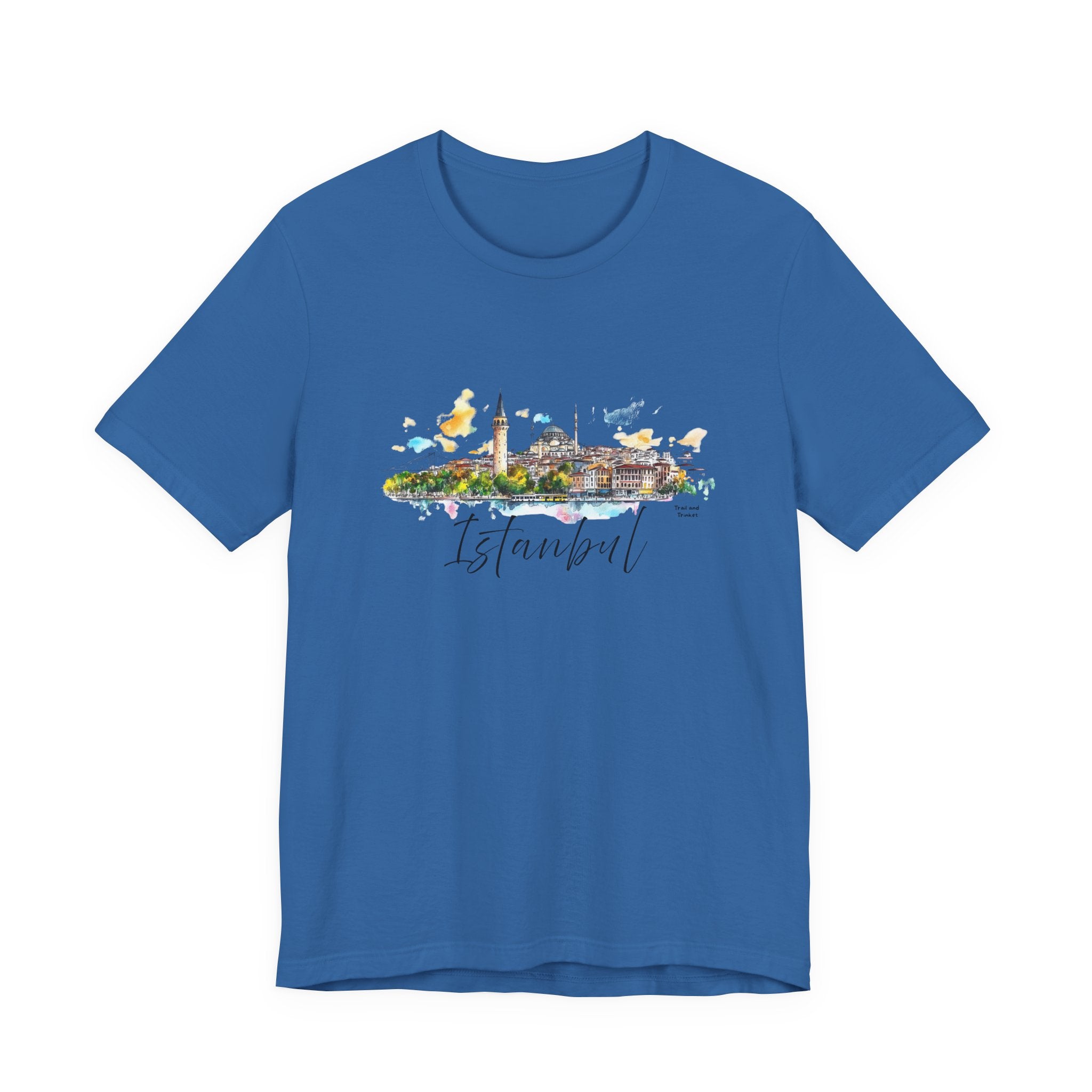 Istanbul T-Shirt – Watercolor Skyline
